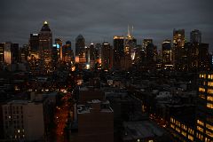 37 One Worldwide Plaza, 48th St, Morgan Stanley Building, One Astor Plaza, Bank Of America, New York Times, The Orion After Sunset From New York Ink48 Hotel Rooftop Bar